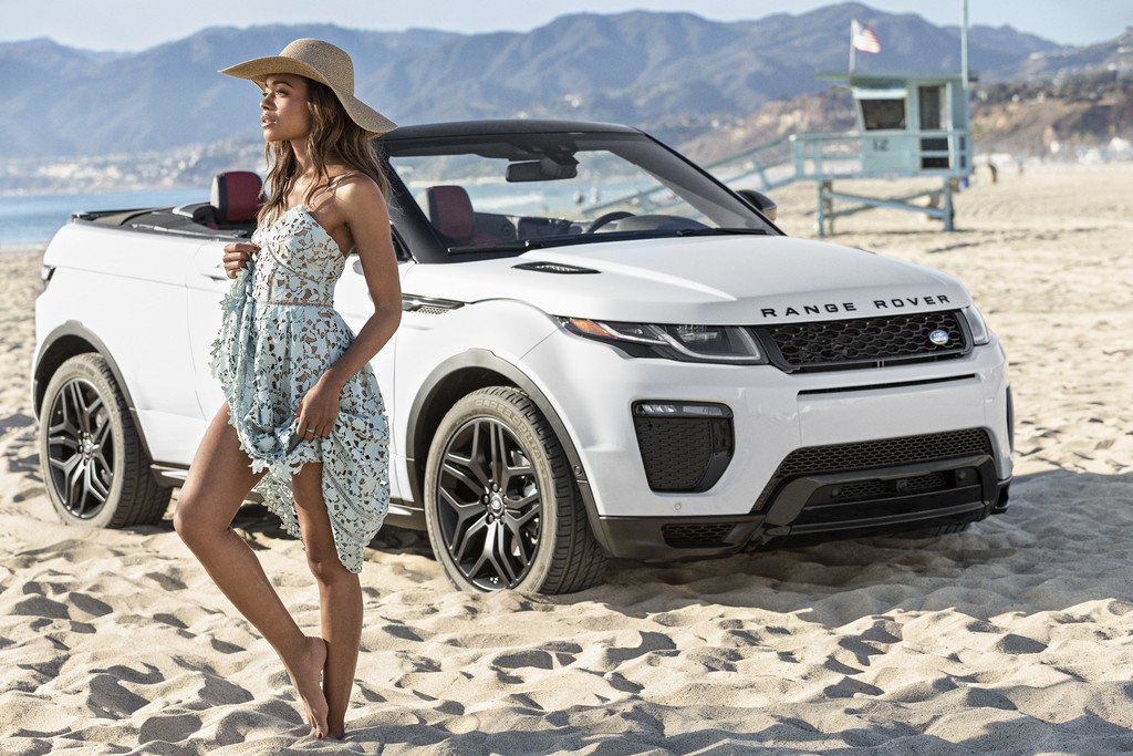 RANGE ROVER EVOQUE CONVERTIBLE IN LOS ANGELES WITH NAOMIE HARRIS